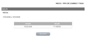 Precio del dólar en Banamex