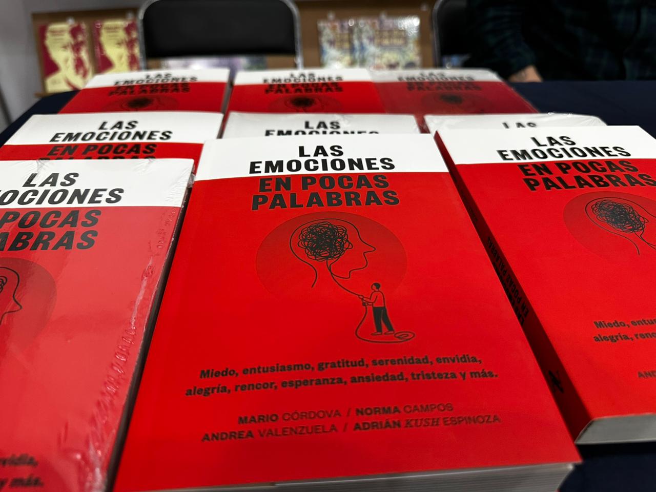Presentación del libro Las emociones en pocas palabras en la FeliUAS de Mazatlán