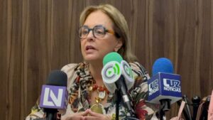 presidenta del Centro Empresarial del Valle del Fuerte (Coparmex), Kenya Moreno
