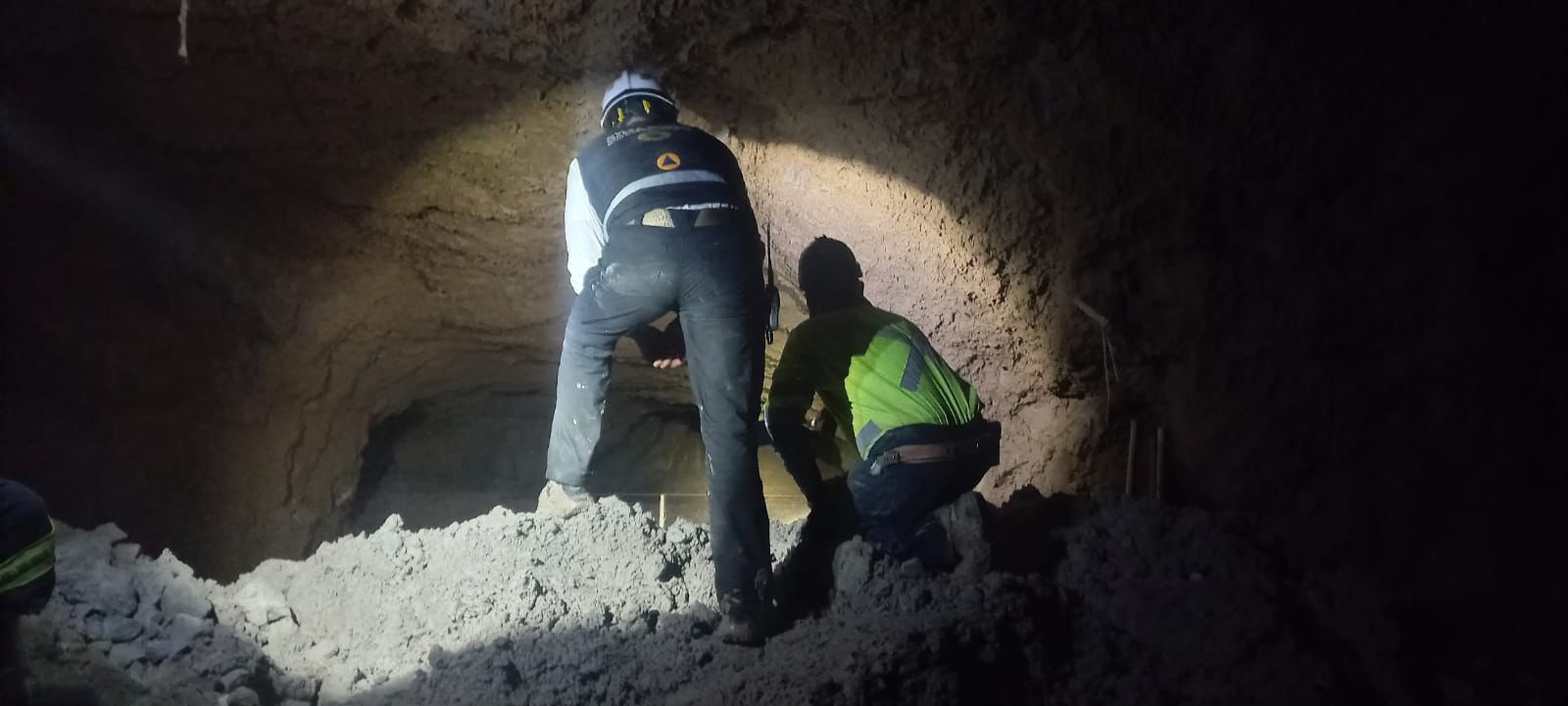 Rescate de mineros en El Rosario