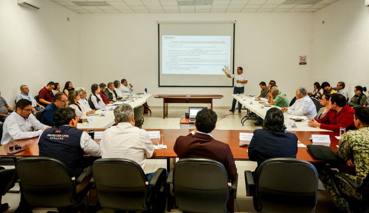 Primera sesión del Consejo Estatal Forestal en Sinaloa