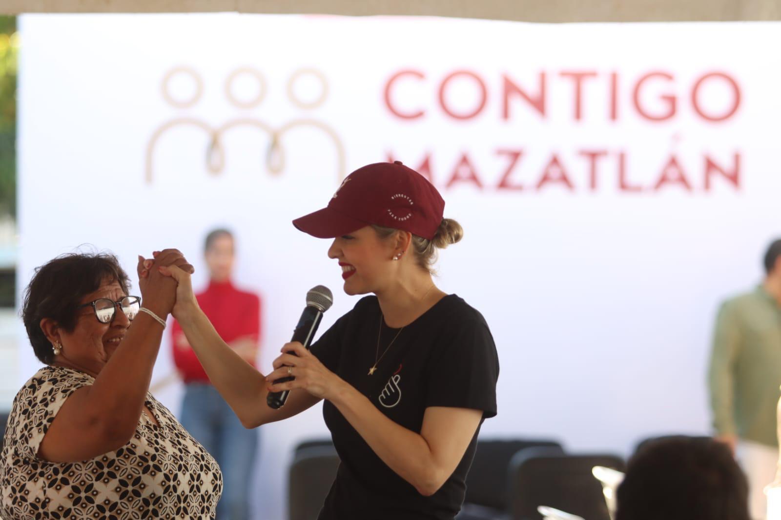 Programa "Contigo Mazatlán" llega a la colonia Olímpica