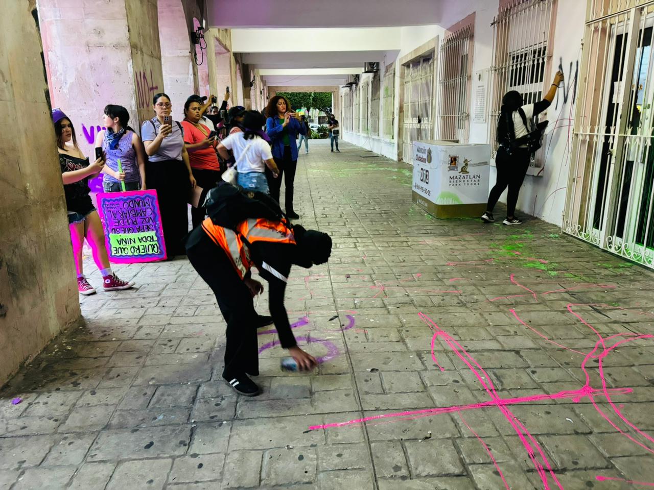 Protestas por el 8M en Mazatlán, Sinaloa
