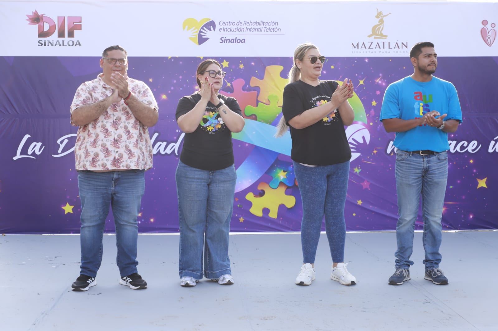 realizan con gran exito la caminata paso a paso por el autismo en mazatlan