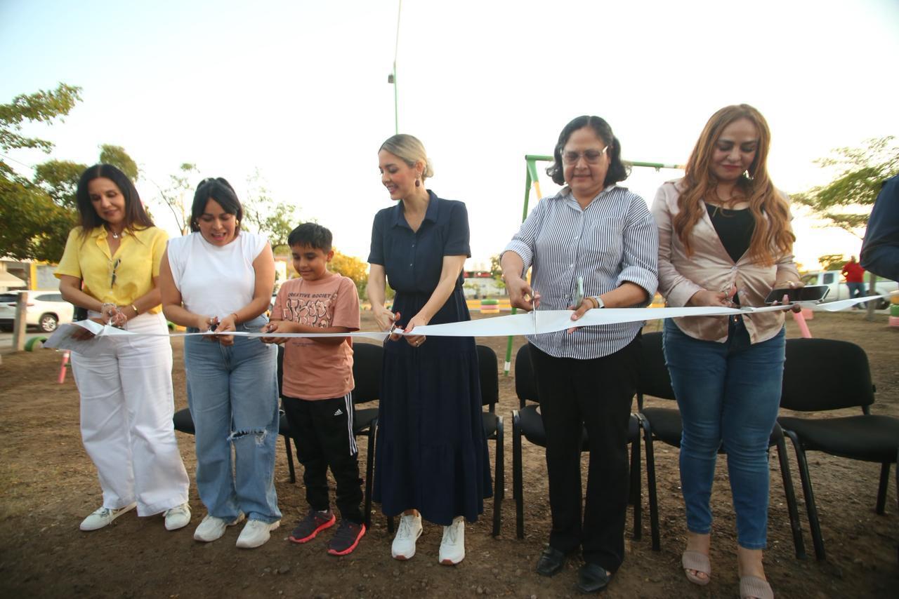 Rehabilitan parque de la colonia Olímpica, en Mazatlán