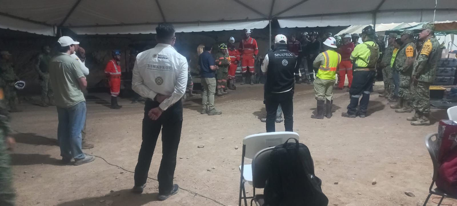 Rescate de mineros en El Rosario