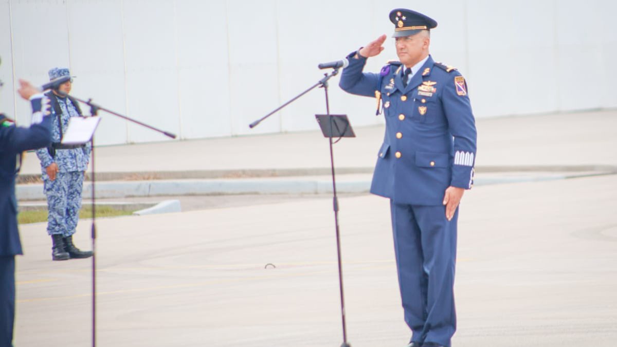 rinde protesta edgar emmanuel campos como comandante 9na zona aerea militar