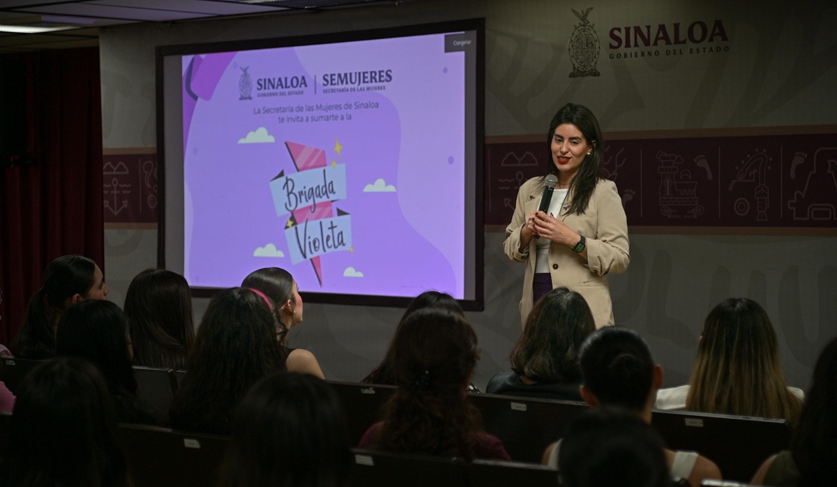 Rinde protesta la Brigada Violeta en Sinaloa