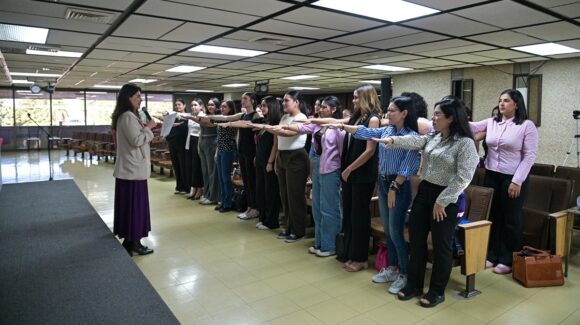 Por los derechos de las mujeres en Sinaloa; rinden protesta las 68 integrantes de la Brigada Violeta de Semujeres