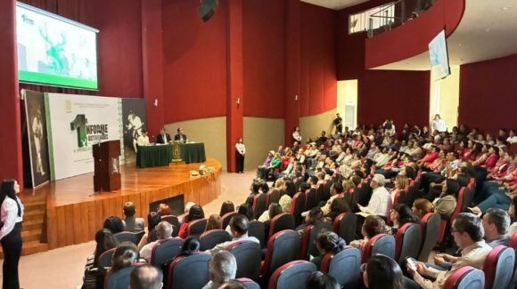 Rinde rector de la UAIM su primer informe: Crecimiento en matrícula, fortalecimiento académico y vinculación comunitaria marcan la gestión 2025-2026