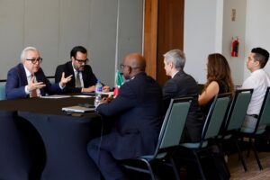Rocha se reune en Hermosillo con Drew Hosger, Cónsul General de Estados Unidos