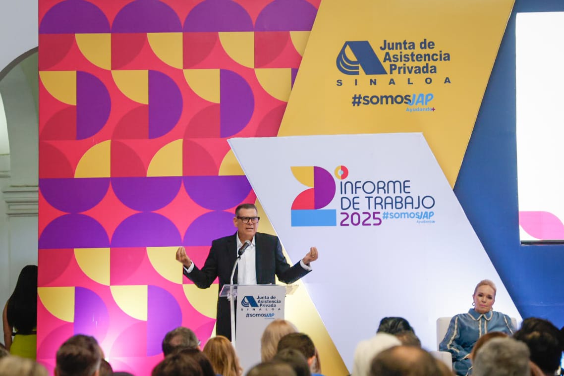 Roque Mascareño Chávez, presidente del Consejo Directivo de la Junta de Asistencia Privada de Sinaloa (JAP), presentó este miércoles 25 de marzo, su Segundo informe de trabajo, correspondiente al periodo 2025