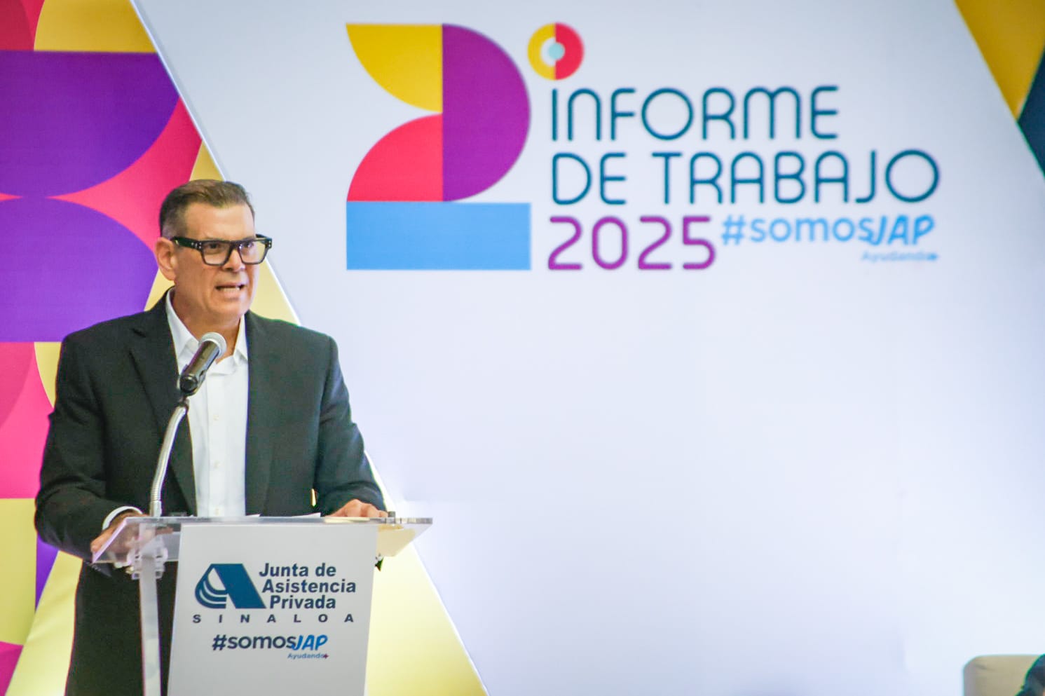 Roque Mascareño Chávez, presidente del Consejo Directivo de la Junta de Asistencia Privada de Sinaloa (JAP), presentó este miércoles 25 de marzo, su Segundo informe de trabajo, correspondiente al periodo 2025