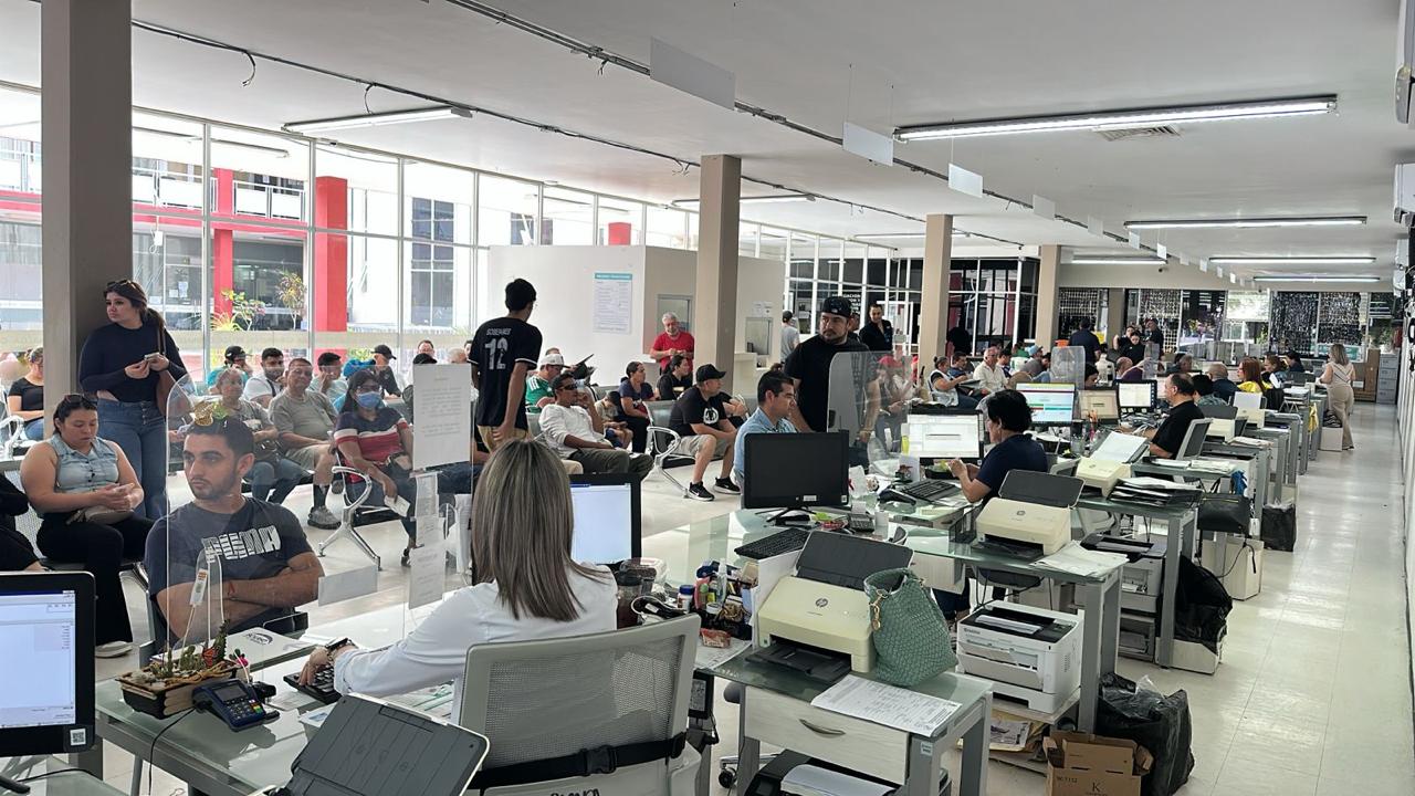 Oficinas de recaudación del SATES reportan alta afluencia por descuento