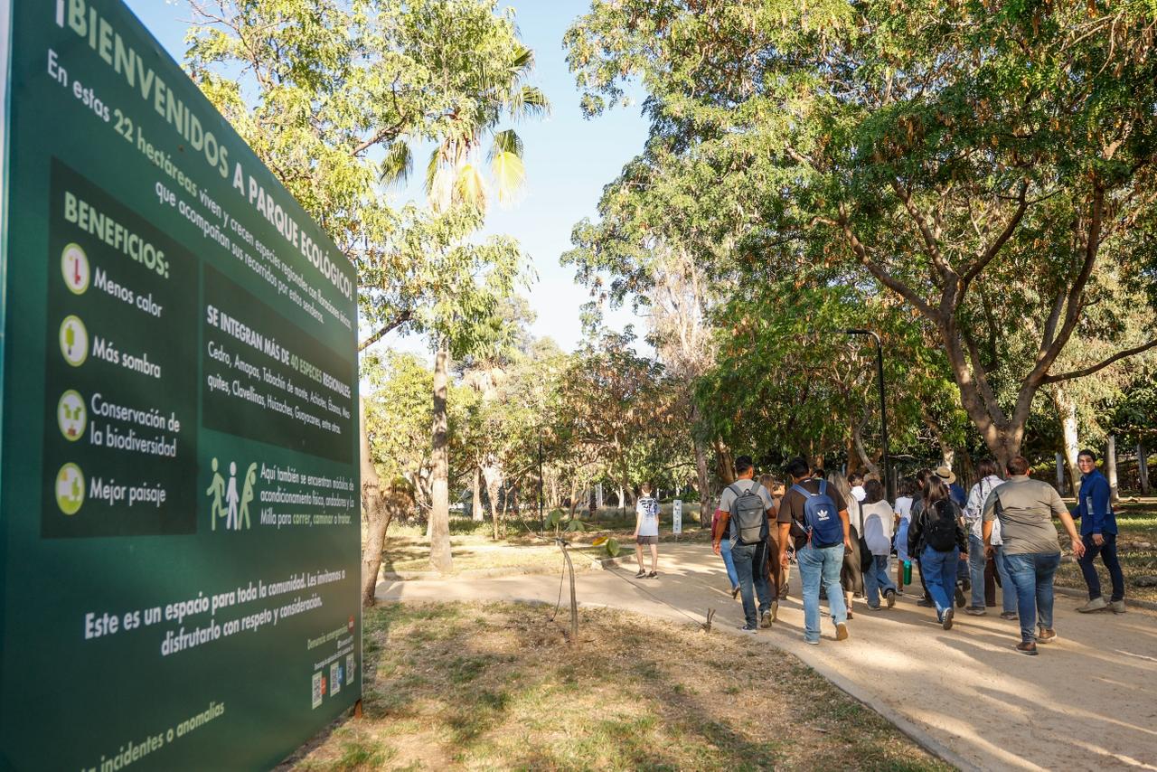Sebides se reúne con ciudadanos en el Parque Ecológico de Culiacán
