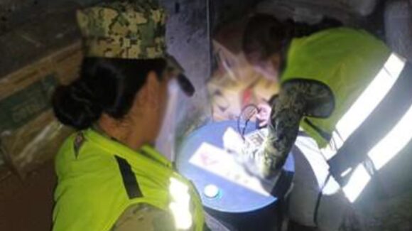 Secretaría de Marina asegura sustancias para elaboración de droga en Topolobampo, Sinaloa