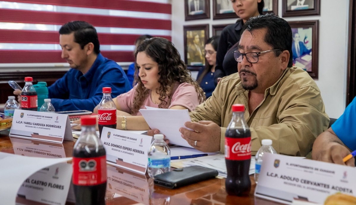 Sesión de Cabildo de Guasave