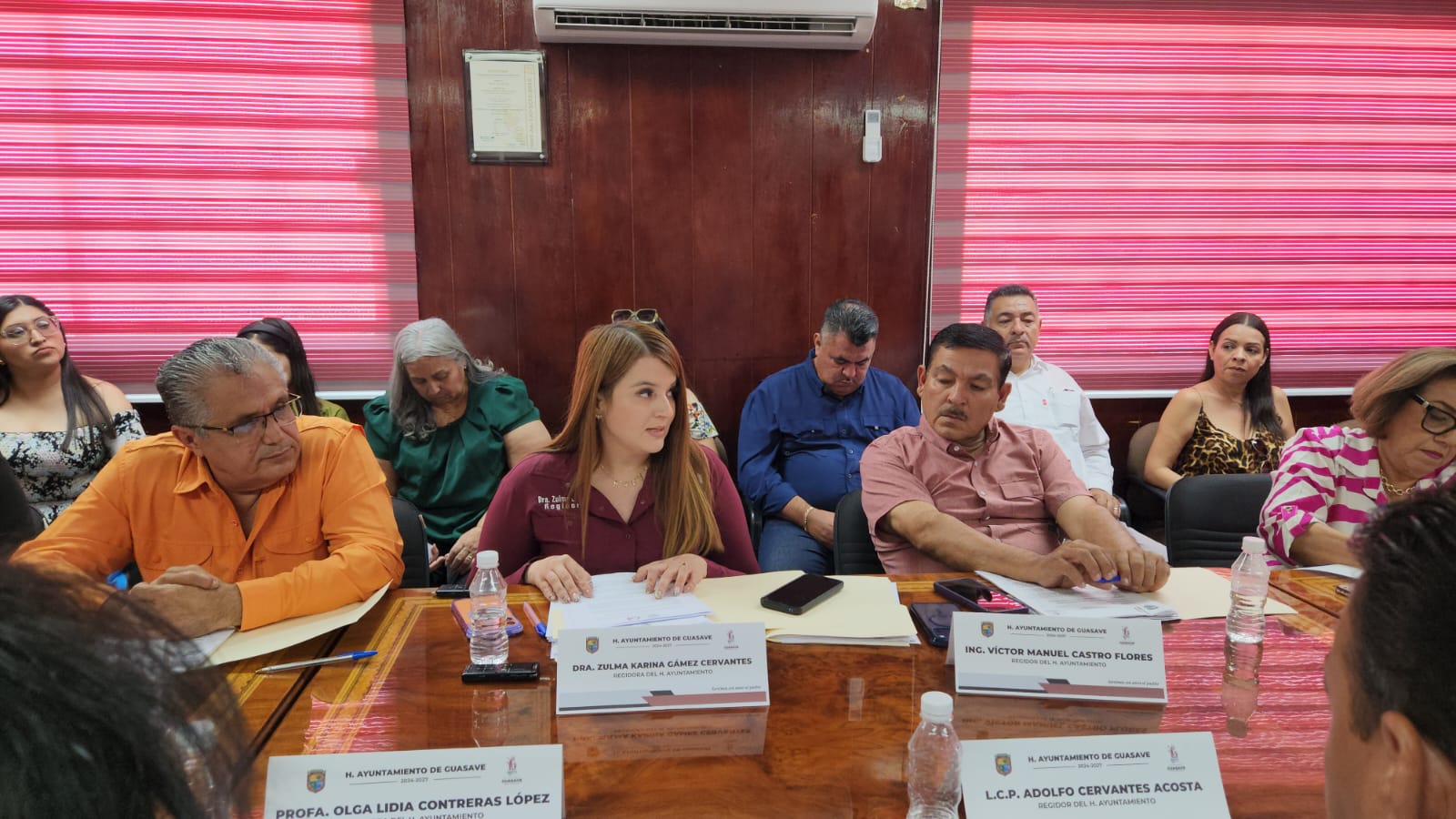 Sesión de Cabildo en Guasave