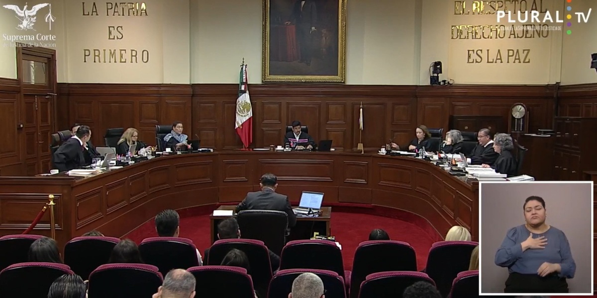 Sesión del Supremo Tribunal de Justicia de la Nación