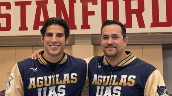 Sinaloenses Javier Rojo y Salvador Valle participan en torneo de gimnasia en la Universidad de Stanford, Estados Unidos