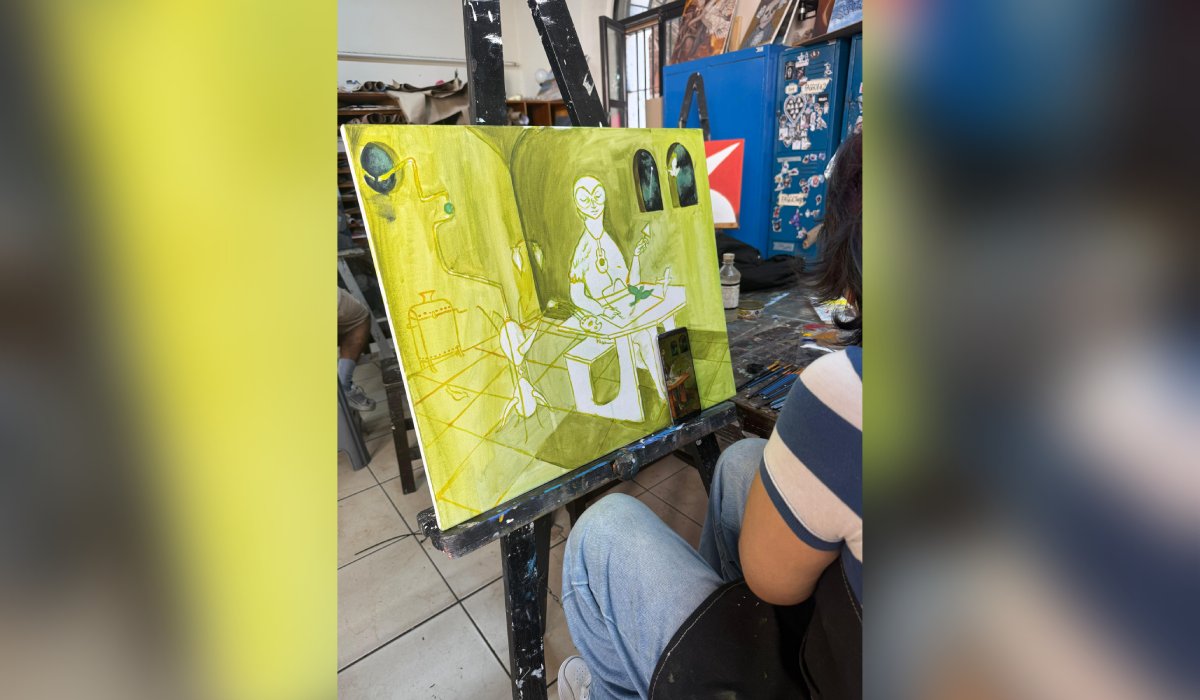 Taller para estudiantes de artes plásticas del CMA en Mazatlán