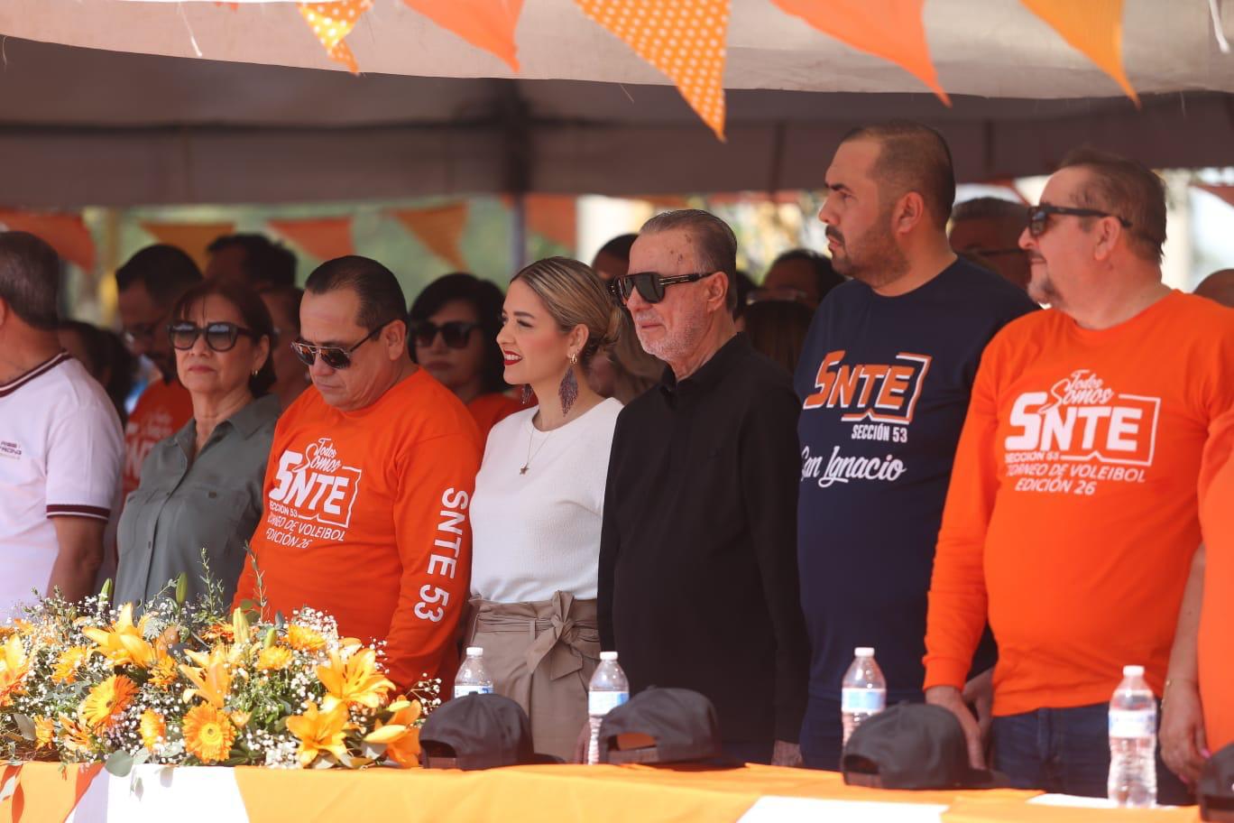 Inauguran el Torneo Regional Magisterial de Voleibol del SNTE sección 53 en Mazatlán