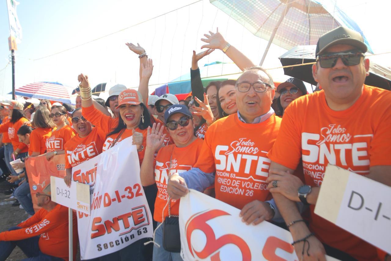 Inauguran el Torneo Regional Magisterial de Voleibol del SNTE sección 53 en Mazatlán