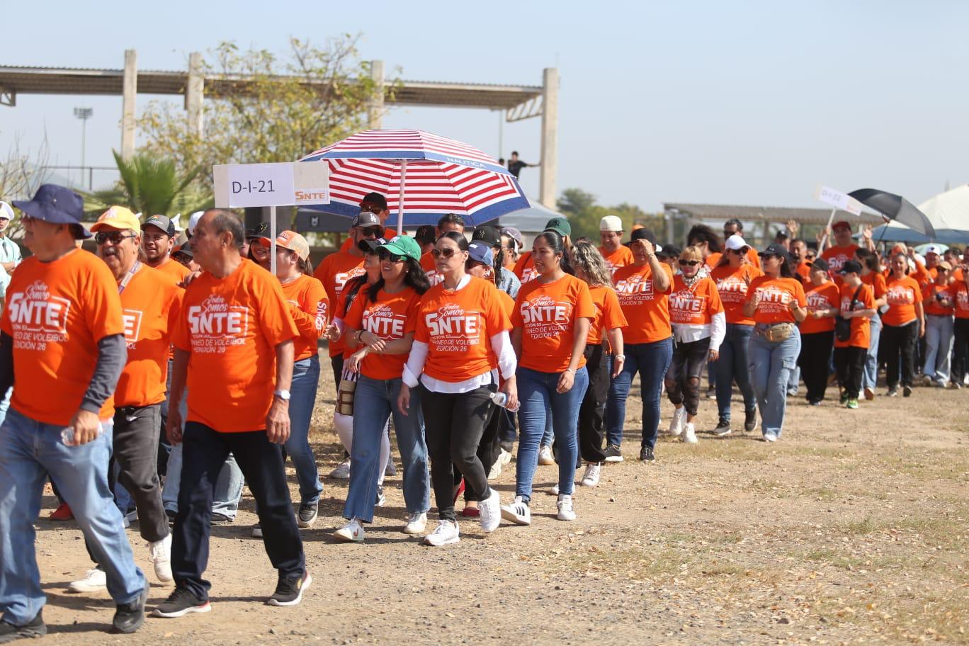 Inauguran el Torneo Regional Magisterial de Voleibol del SNTE sección 53 en Mazatlán
