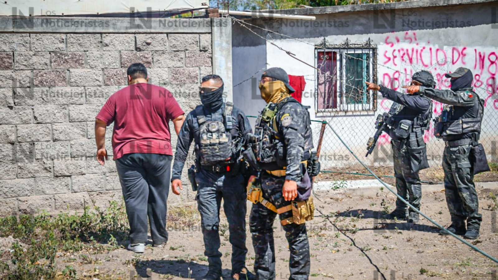 Desde el poblado Valle Escondido, en la sindicatura de Quilá, Culiacán donde se registró un enfrentamiento contra fuerzas federales y fueron abatidos 11 presuntos delincuentes