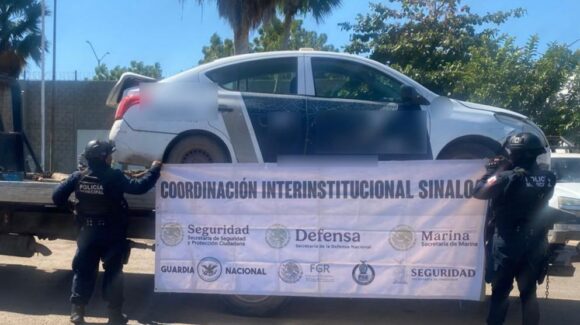 ¡Había sido despojado! Recuperan vehículo de una empresa en Navolato, Sinaloa