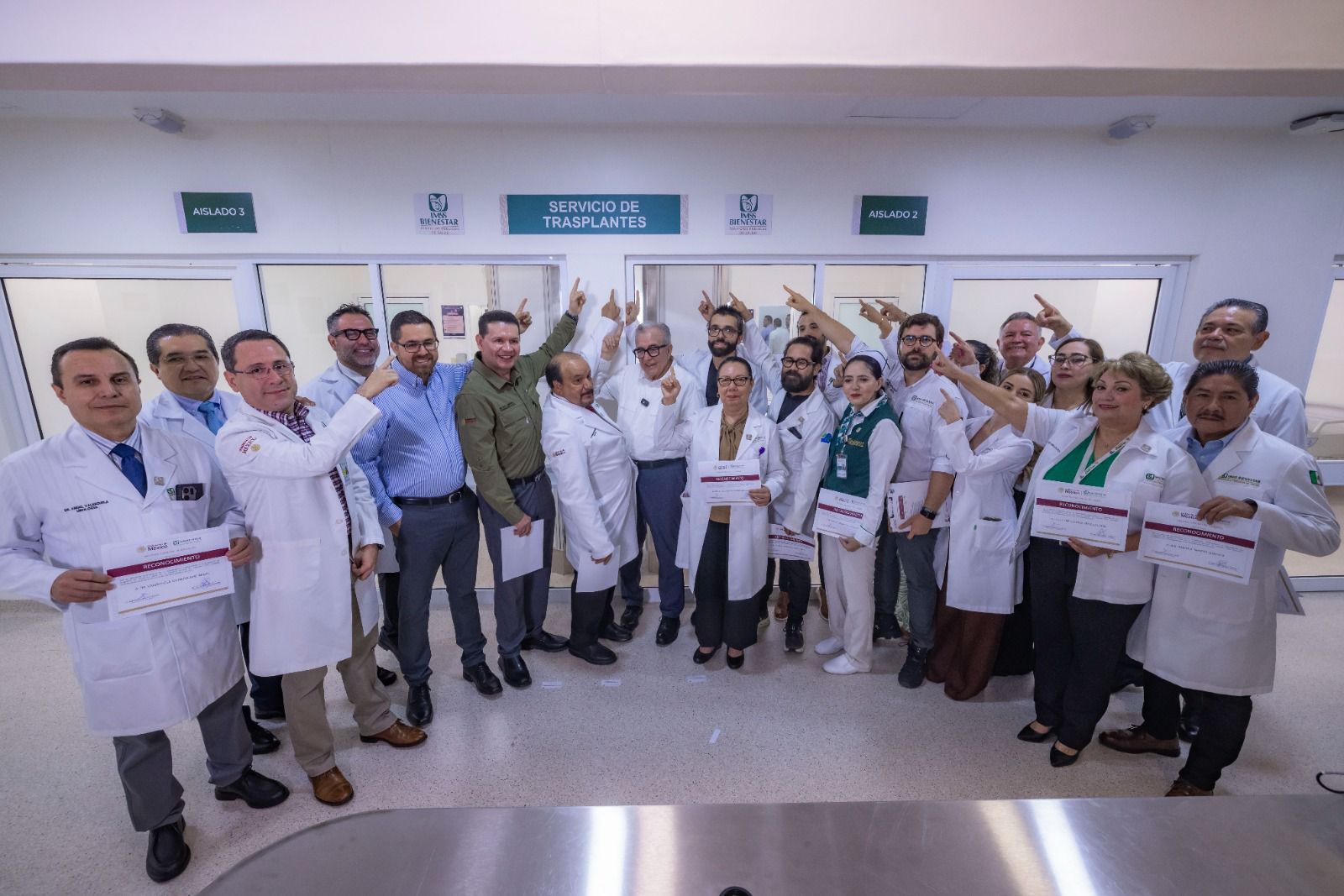 Se enlaza Rocha a la ‘Mañanera’ de Sheinbaum para inaugurar la Unidad de Trasplantes del Hospital General de Culiacán, Sinaloa