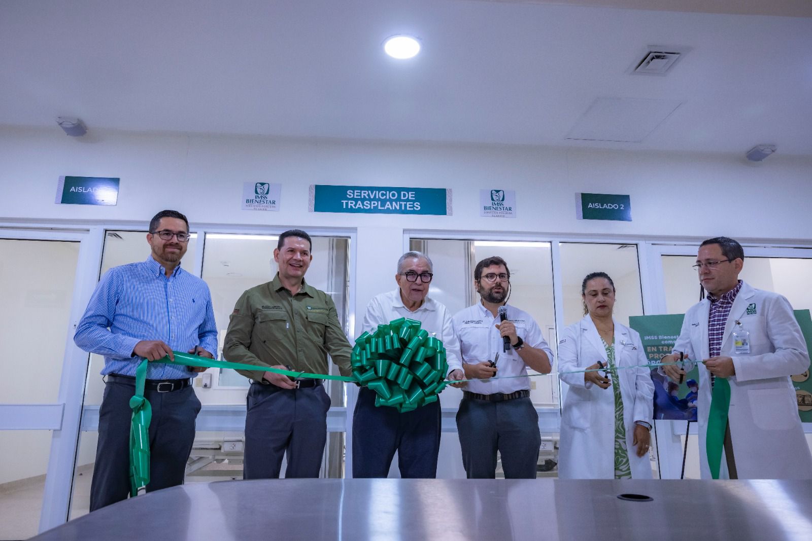 Se enlaza Rocha a la ‘Mañanera’ de Sheinbaum para inaugurar la Unidad de Trasplantes del Hospital General de Culiacán, Sinaloa