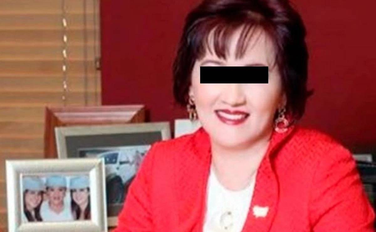 Bertha Olga Gómez Fong, esposa del ex gobernador priísta de Chihuahua César Duarte Jáquez