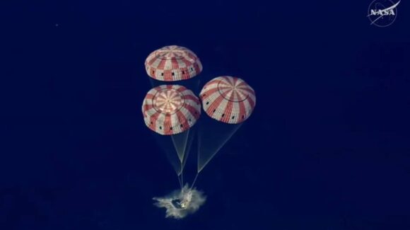 Regresan sanos y salvos los astronautas de la misión Artemis II