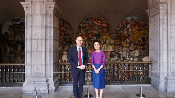Claudia Sheinbaum acuerda colaboración con la ONU en materia de derechos humanos