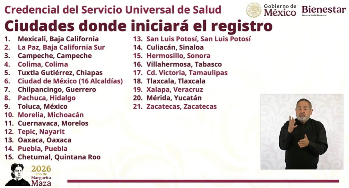 Claudia Sheinbaum presenta nuevo proceso de credencialización de salud
