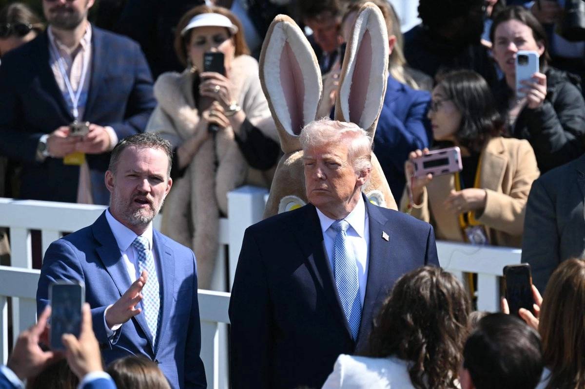 Jamesion Greer y el presidente Donald Trump,