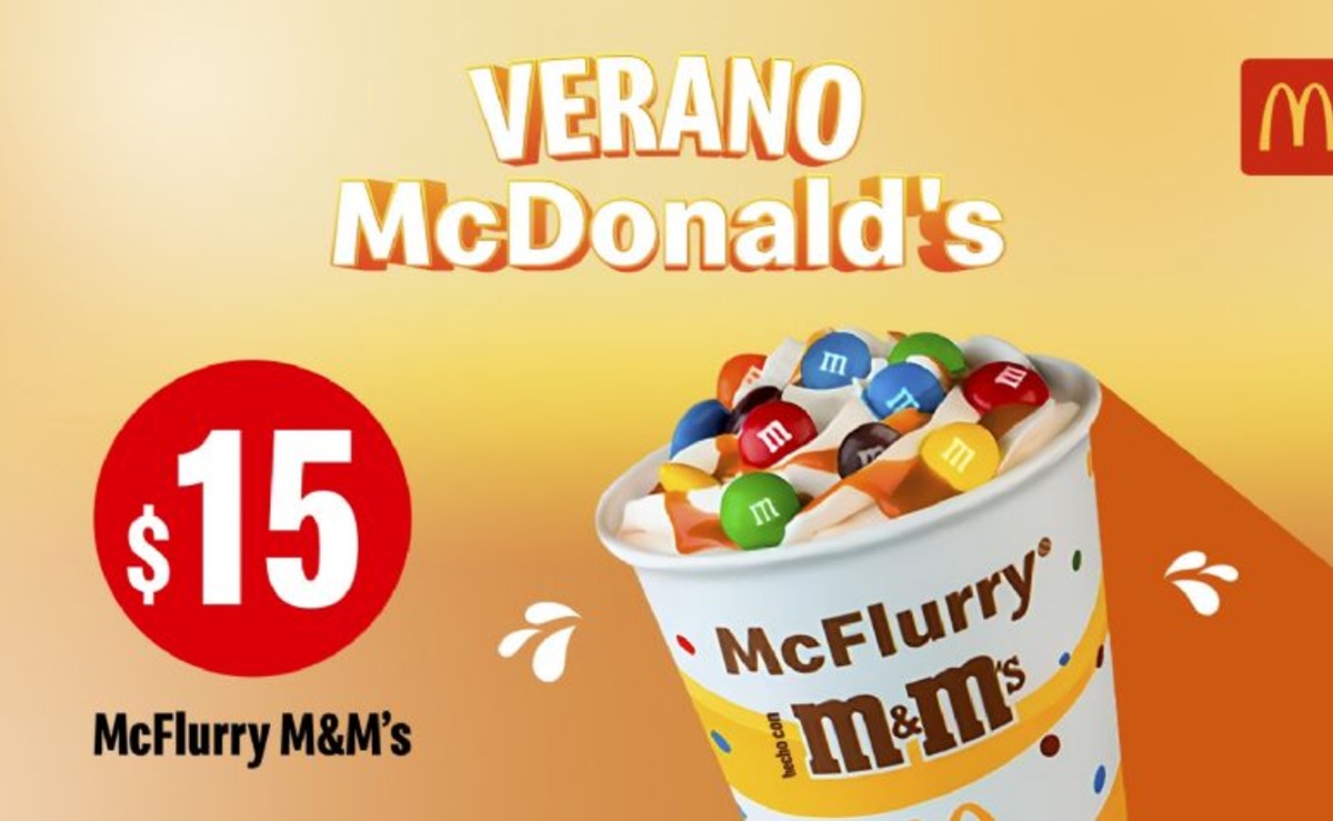 McDonalds anuncia McFlurry M&M por solo 15$