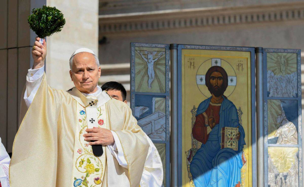Papa León XIV en su primer Domingo de Resurrección