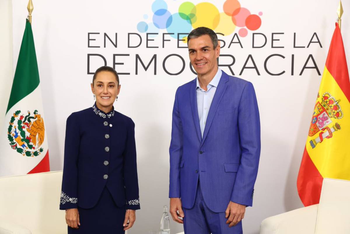 Sheinbaum y Sánchez sellan acercamiento.