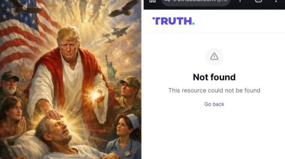 Trump publica imagen como Jesucristo en Truth Social y desata polémica