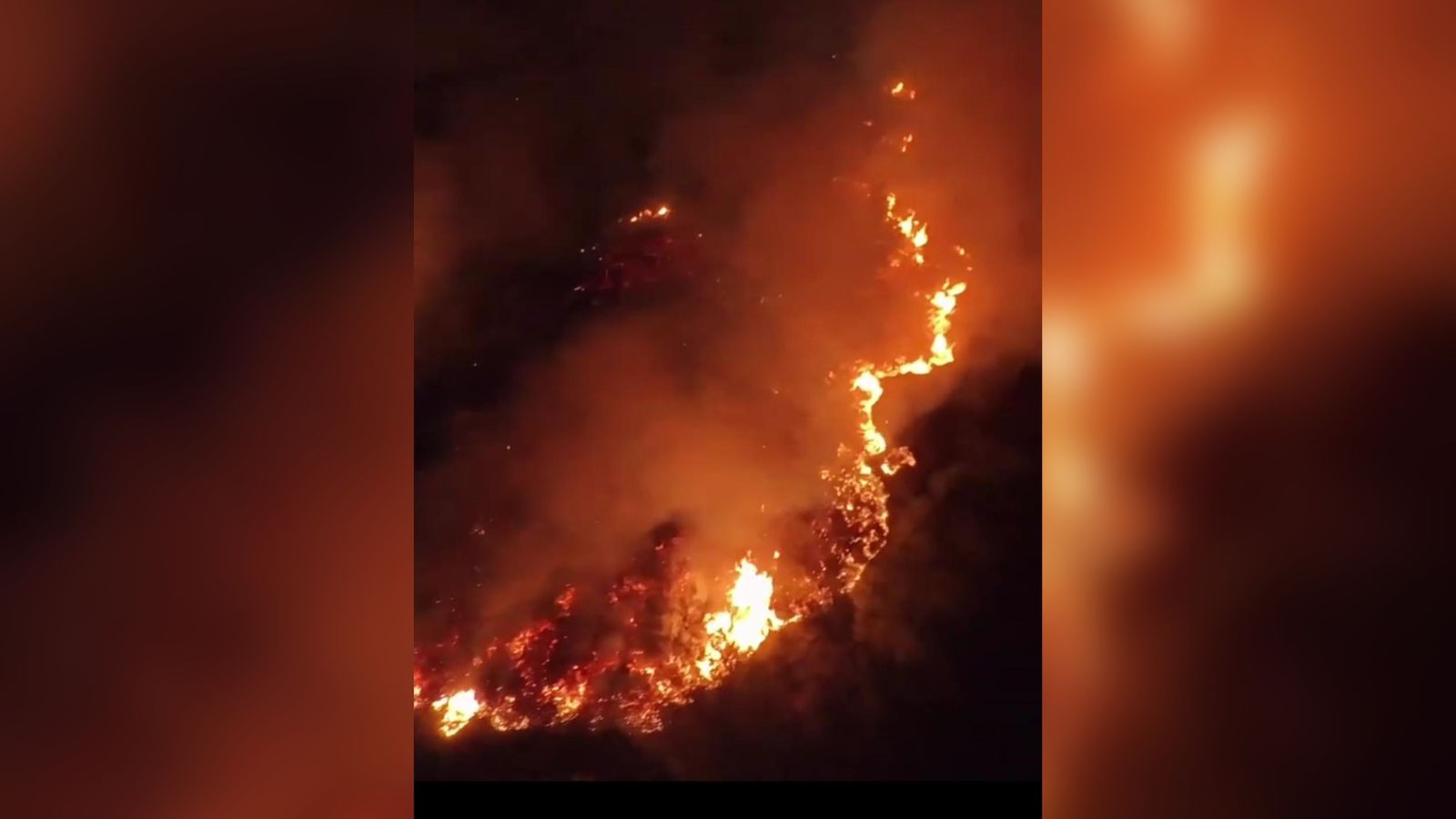 Incendio forestal en Mochicahui moviliza a los cuerpos de auxilios de municipio de El Fuerte, Sinaloa