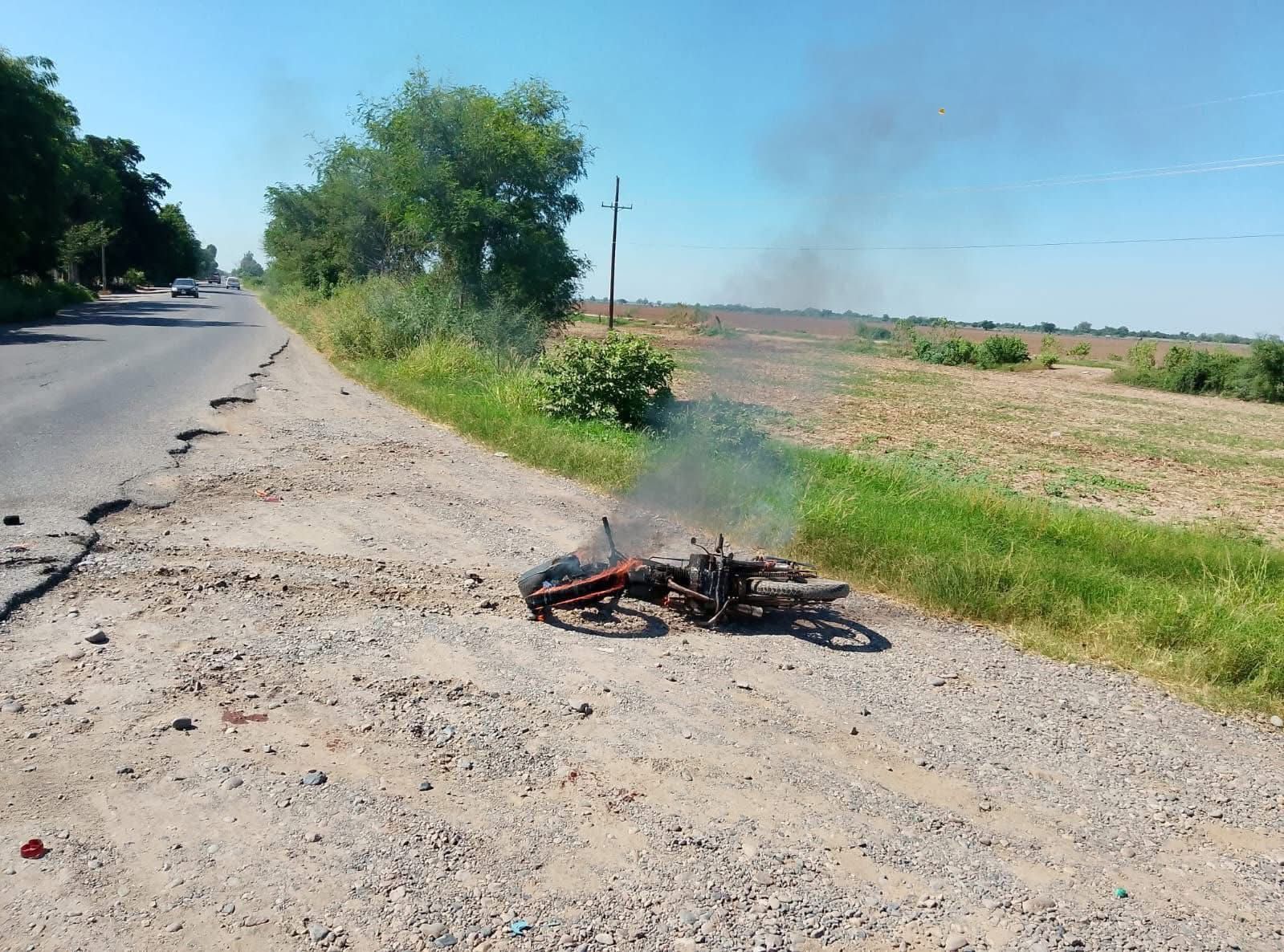 Menor muere tras accidente de moto en Sinaloa de Leyva