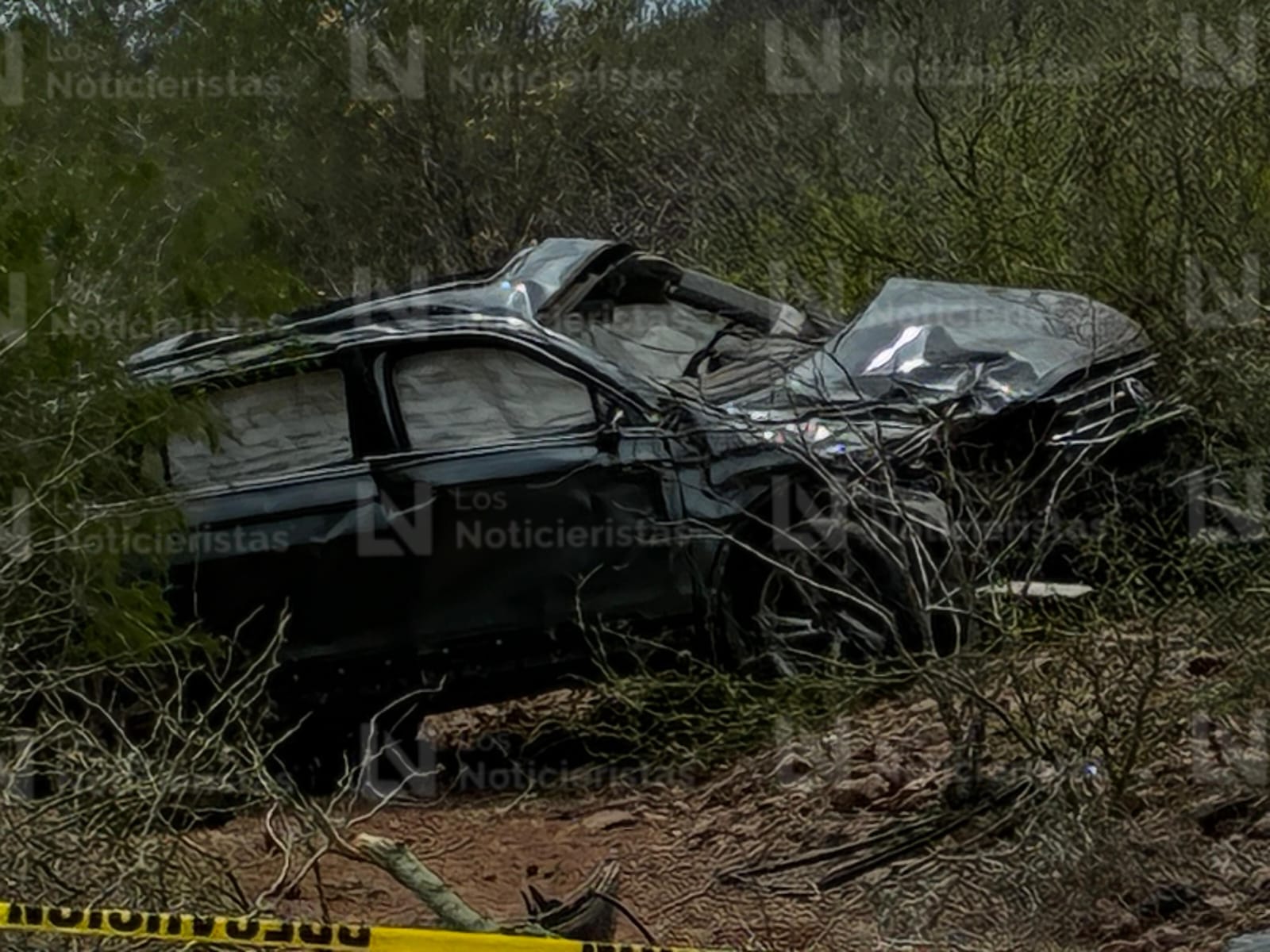 Accidente en la carretera Tosalibampo -Cachoana en Ahome Sinaloa