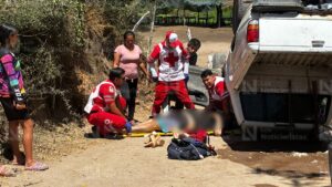 accidente en la bajada de san miguel zapotitlan hombre