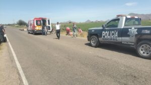 Accidente de motos en Ahome