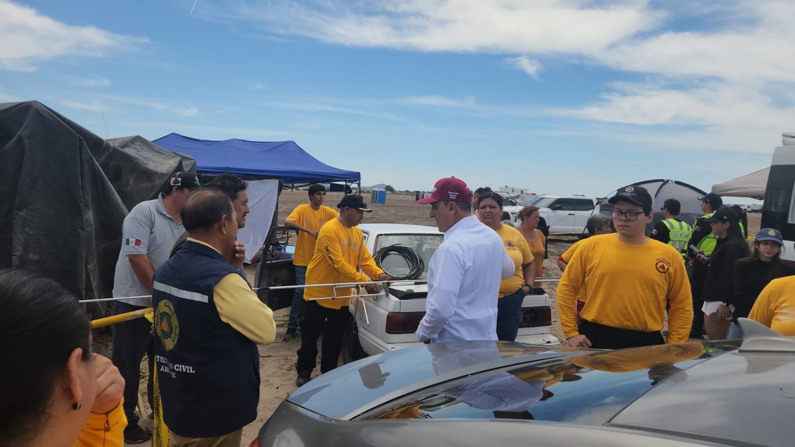 Antonio Menéndez de Llano Bermúdez emprendió un recorrido en distintas playas de Ahome