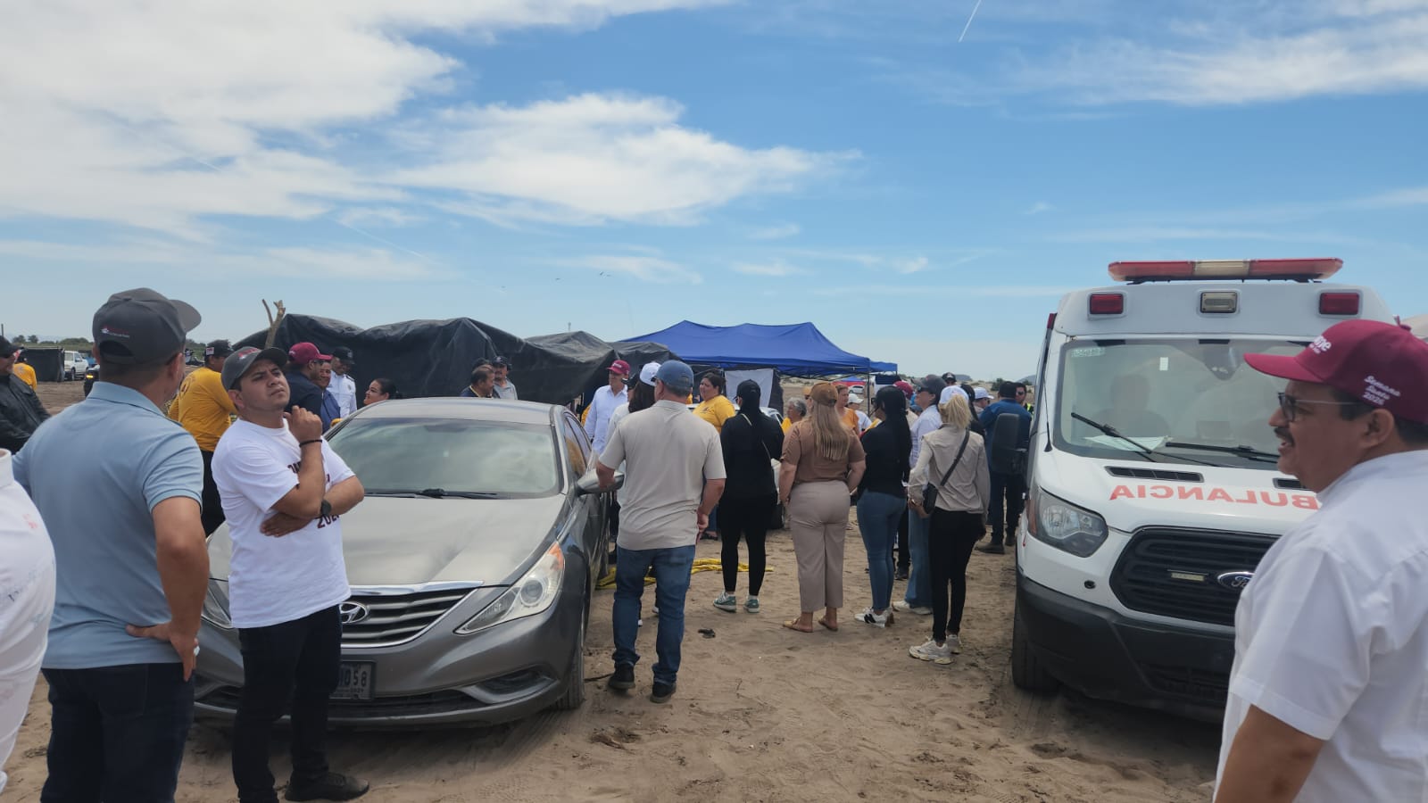 Antonio Menéndez de Llano Bermúdez emprendió un recorrido en distintas playas de Ahome