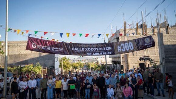 ¡Entregan la calle 300! Avanza pavimentación en Lomas del Magisterio; Juan de Dios Gámez inaugura obra y anuncia nuevos proyectos