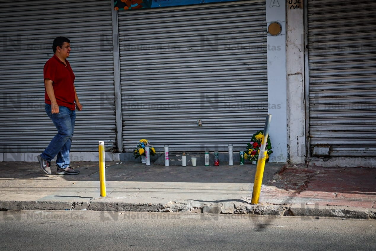 Altar en local donde ejecutaron a cuatro mujeres en Culiacán
